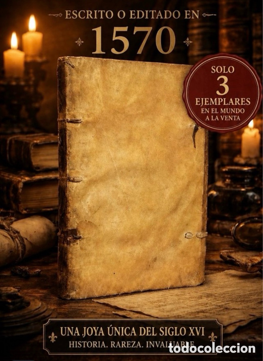 Second hand books: 1570 &middot; Formularium Terminorum seu Registrorum &middot; Ejemplar raro (&asymp;30&ndash;50 copias conocidas)