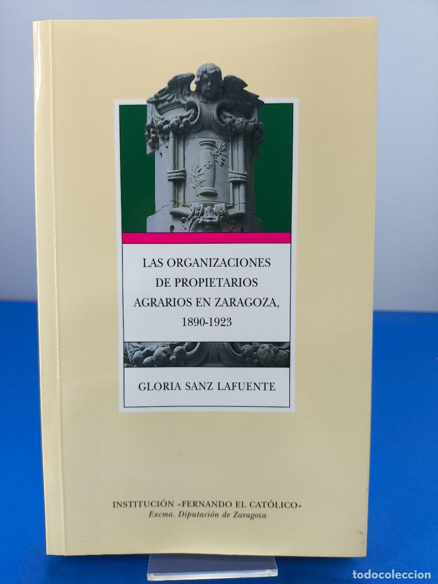 Libros de segunda mano: LAS ORGANIZACIONES DE PROPIETARIOS AGRARIOS EN ZARAGOZA 1890-1923 / GLORIA SANZ LAFUENTE
