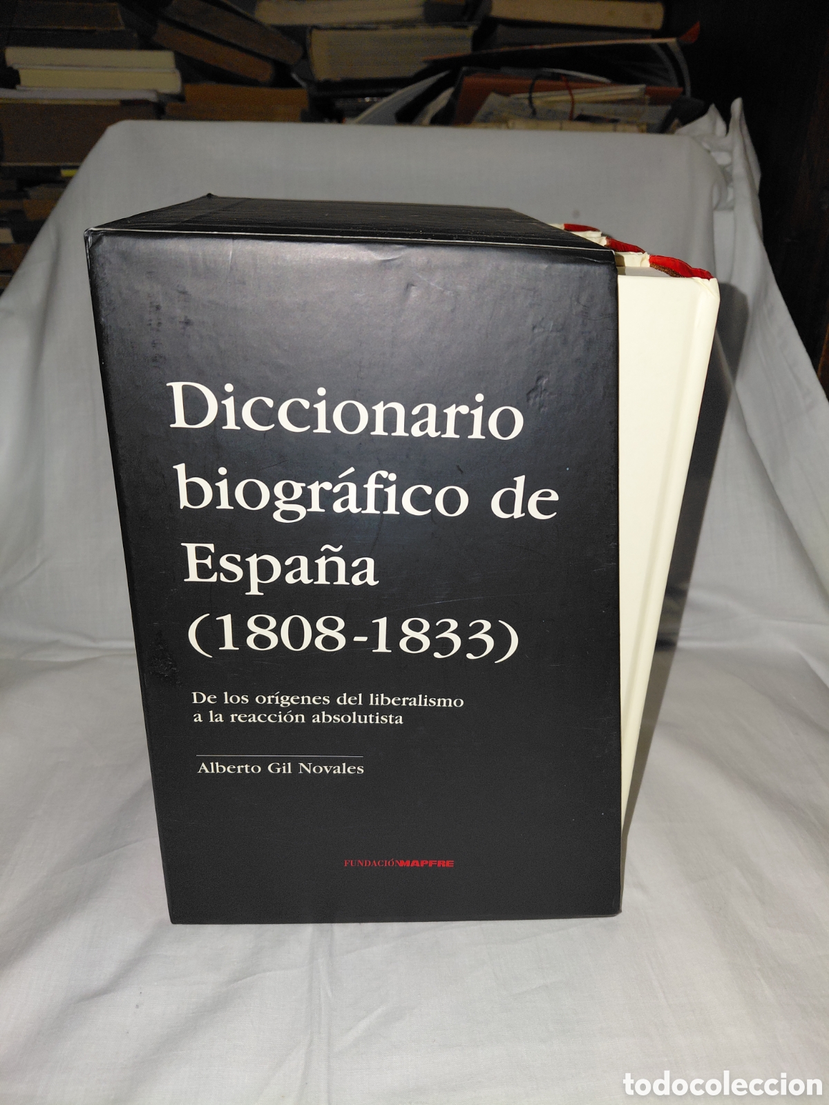 Libros de segunda mano: DICCIONARIO BIOGRAFICO DE ESPA&Ntilde;A 1808-1833.ALBERTO GIL NOVALES.3 TOMOS CON CAJETIN.FUNDACION MAFRE
