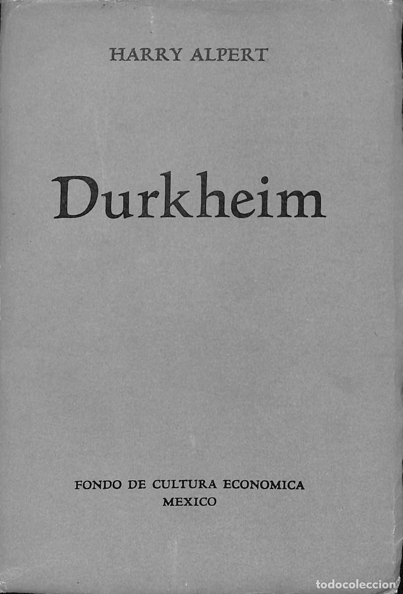 Libros de segunda mano: TRES LIBROS SOBRE DURKHEIM