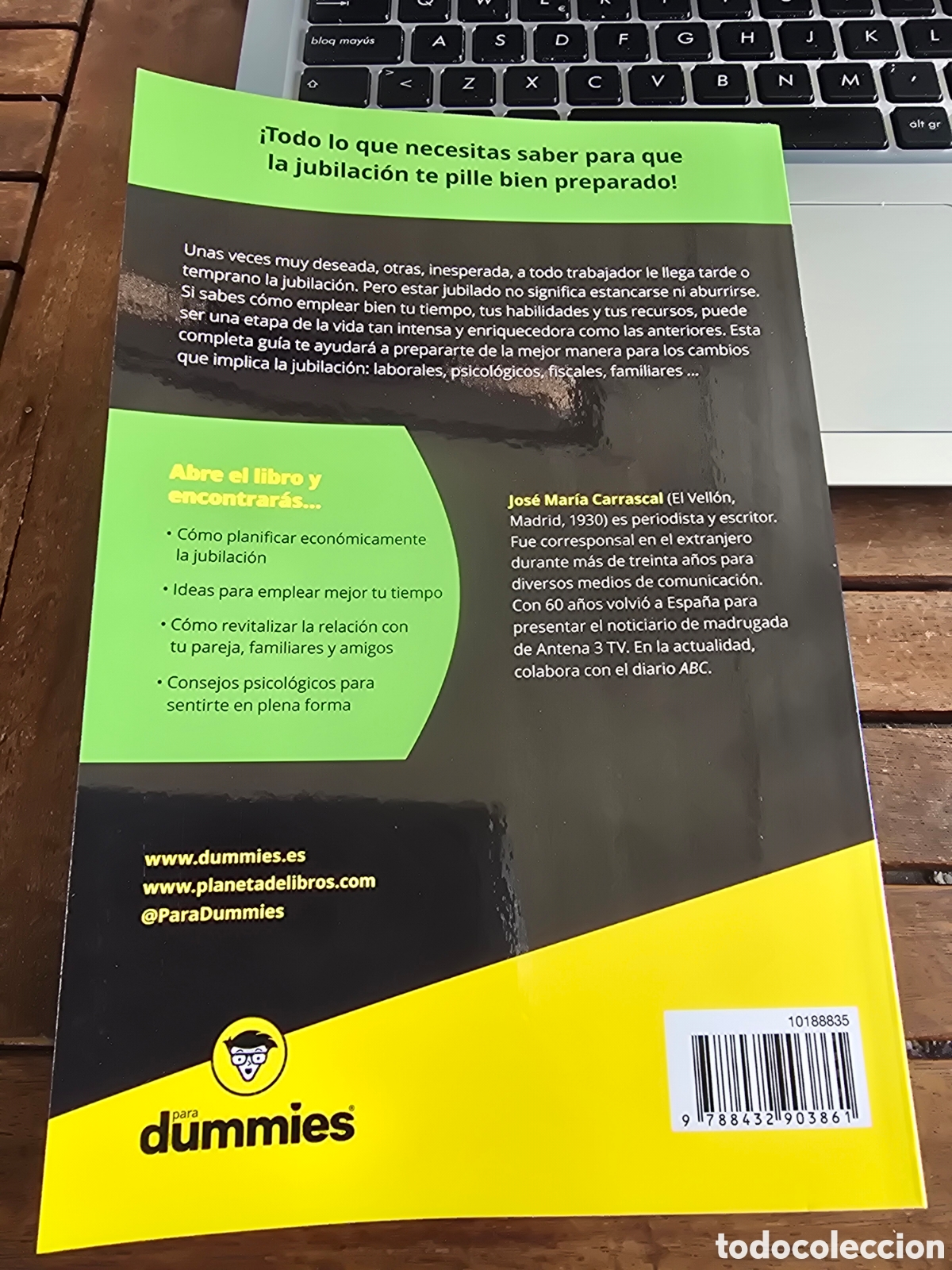 Libros de segunda mano: JUBILACI&Oacute;N PARA DUMMIES Carrascal, Jos&eacute; Mar&iacute;a Editorial CEAC 2024 Autoayuda - Foto 2