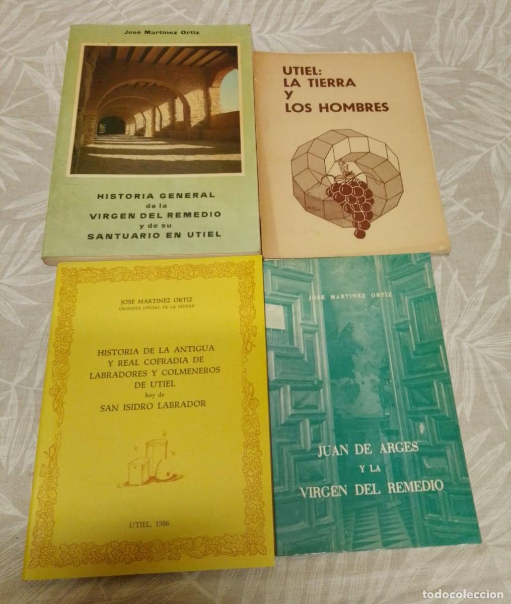 Libros de segunda mano: Lote de 5 libros historia de Utiel y el Remedio