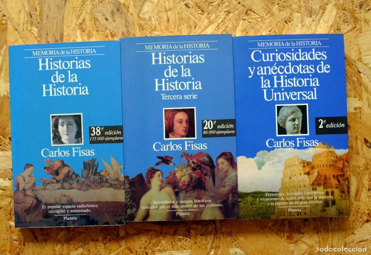 Libros de segunda mano: Pack 3 Libros Historia Carlos Fisas