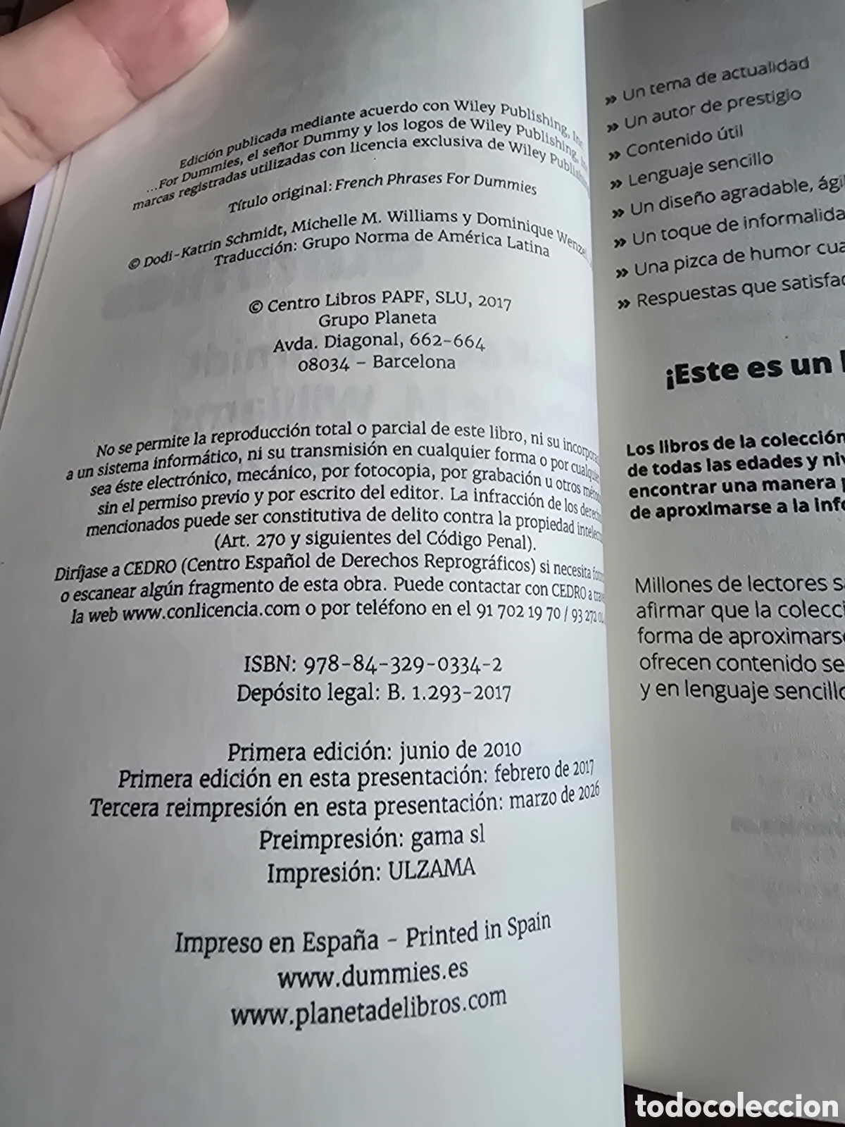 Libros de segunda mano: FRASES EN FRANCES PARA DUMMIES SCHMIDT, dodi katrin CEAC EDICIONES 2017 - Foto 3