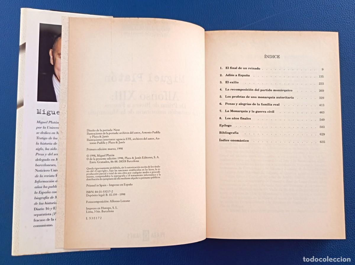 Libros de segunda mano: Libro. Alfonso XIII de Primo de Rivera a Franco. - Foto 12