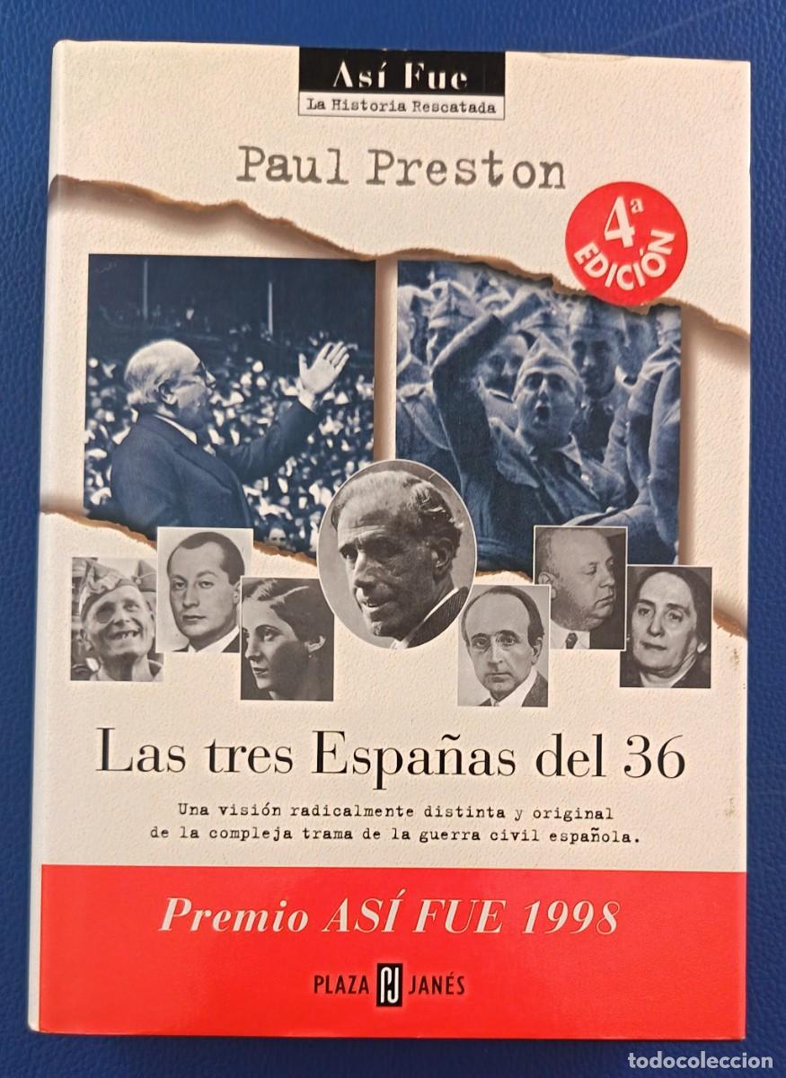 Libros de segunda mano: Libro. Las Tres Espa&ntilde;as del 36. Premio asi fue. A&ntilde;o 1918.