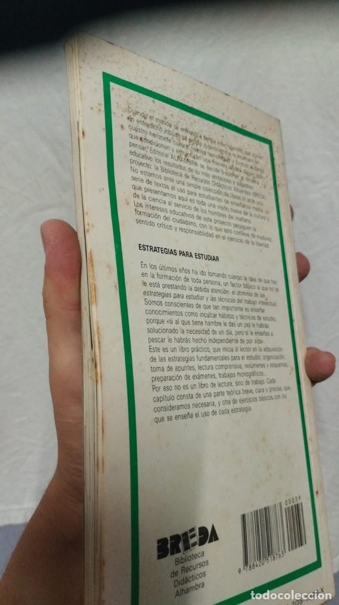 Libros de segunda mano: ESTRATEGIAS PARA ESTUDIAR - Foto 2