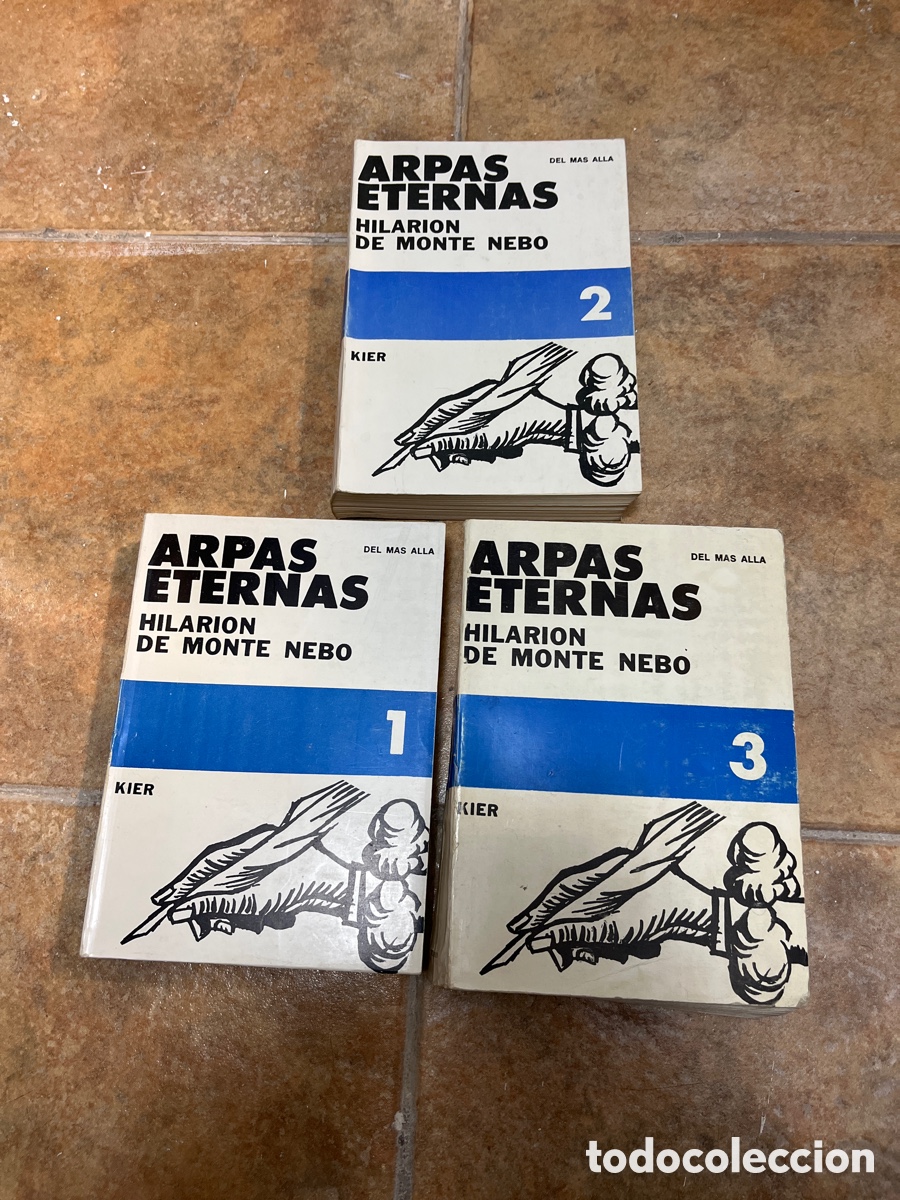 Libros de segunda mano: Blas25A HILARION DE MONTE NEBO : ARPAS ETERNAS - TRES TOMOS (KIER, 1986)