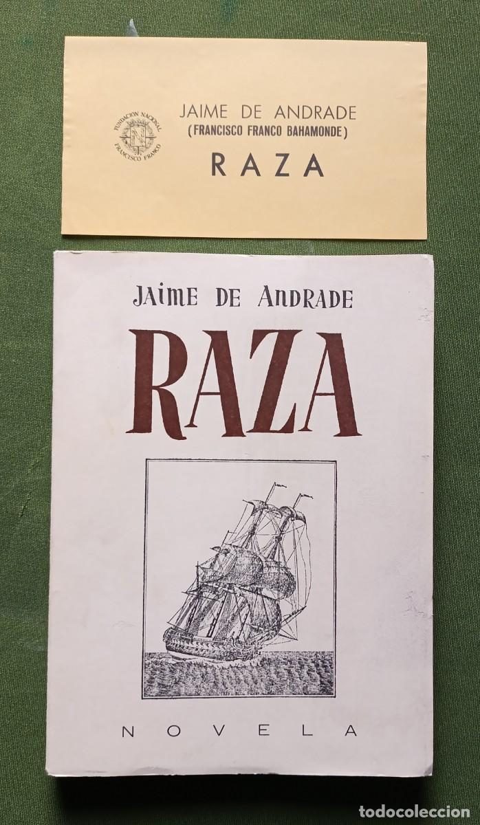 Libros de segunda mano: RAZA. AN&Eacute;CDOTARIO PARA EL GUI&Oacute;N DE UNA PEL&Iacute;CULA - JAIME DE ANDRADE - (FRANCISCO FRANCO) - 1981