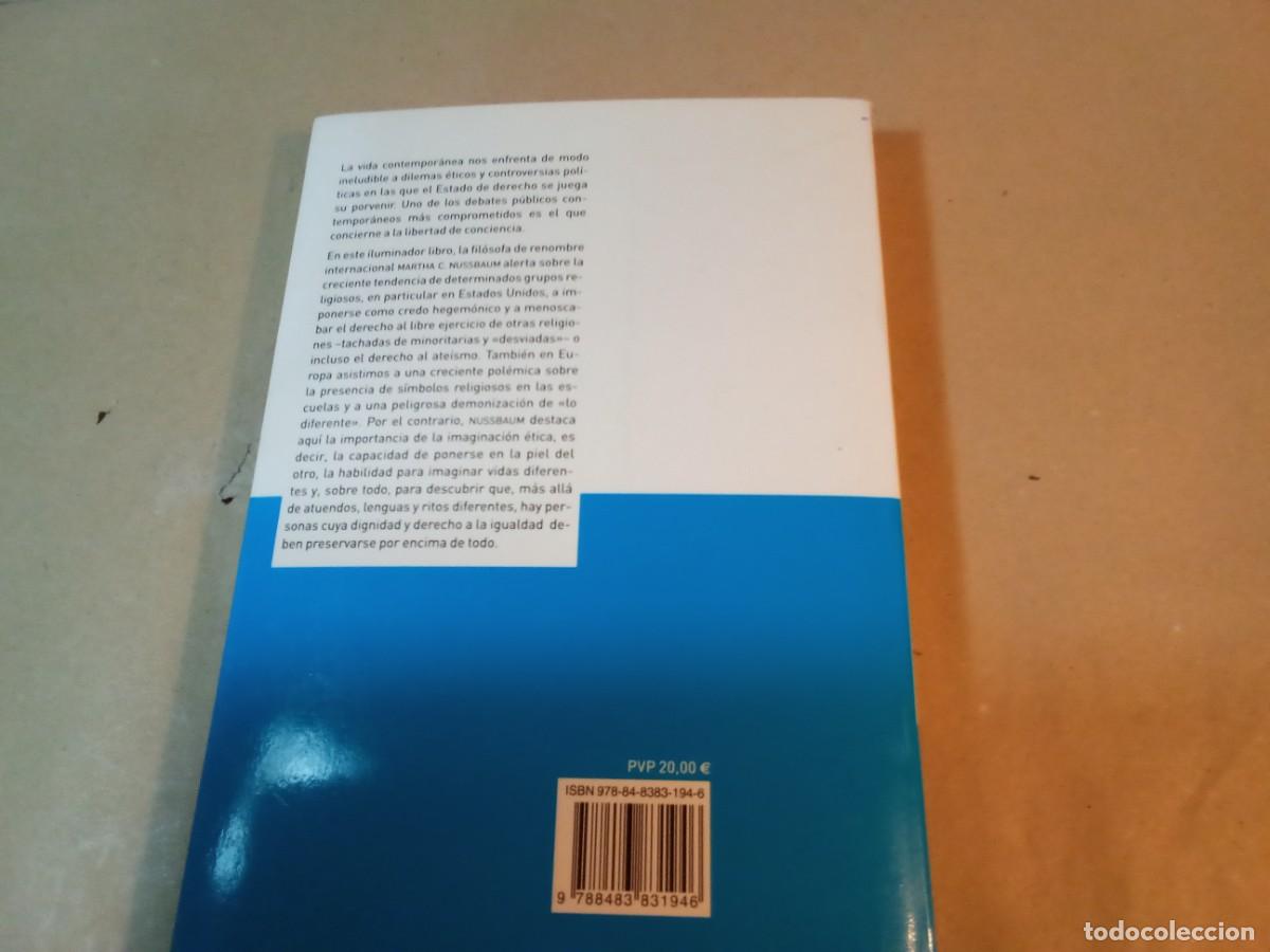 Libros de segunda mano: LIBERTAD DE CONCIENCIA DE MARTHA C. NUSSBAUM - Foto 3