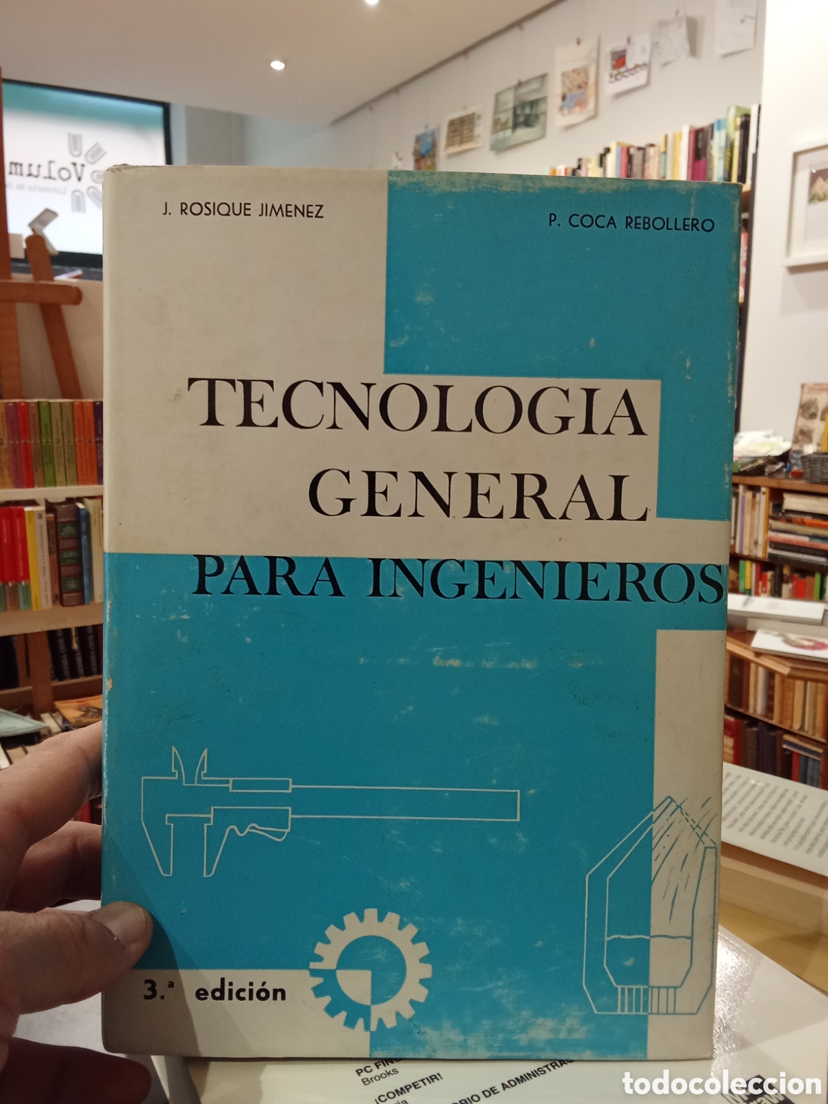 Libros de segunda mano: Tecnolog&iacute;a general para ingenieros - J. Rosique Jimenez / P. Coca Rebollero - Editorial Cosmos