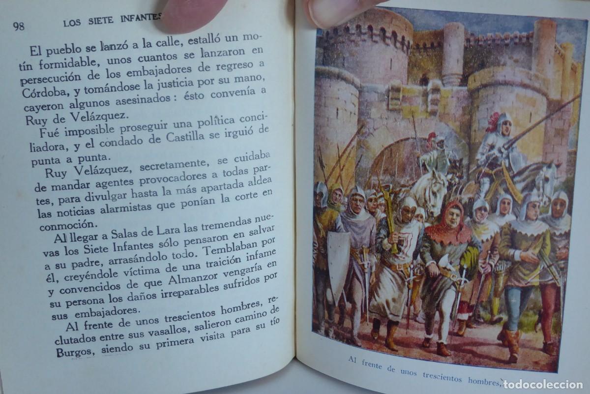 Libros de segunda mano: LOS SIETE INFANTES DE LARA - ROMANCERO CASTELLANO ADAPTADO PARA J&Oacute;VENES - ED.ARALUCE 1955