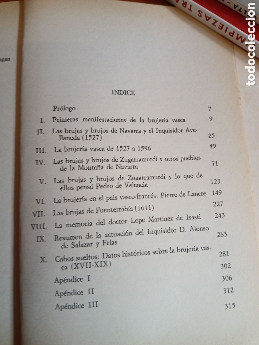 Libros de segunda mano: Brujer&iacute;a Vasca. Julio Caro Baroja. - Foto 4