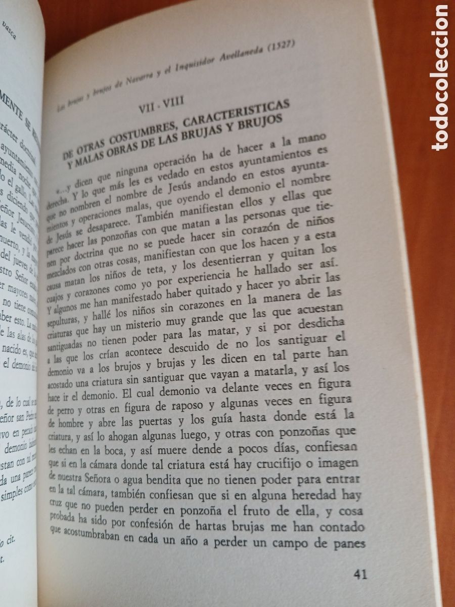 Libros de segunda mano: Brujer&iacute;a Vasca. Julio Caro Baroja. - Foto 8