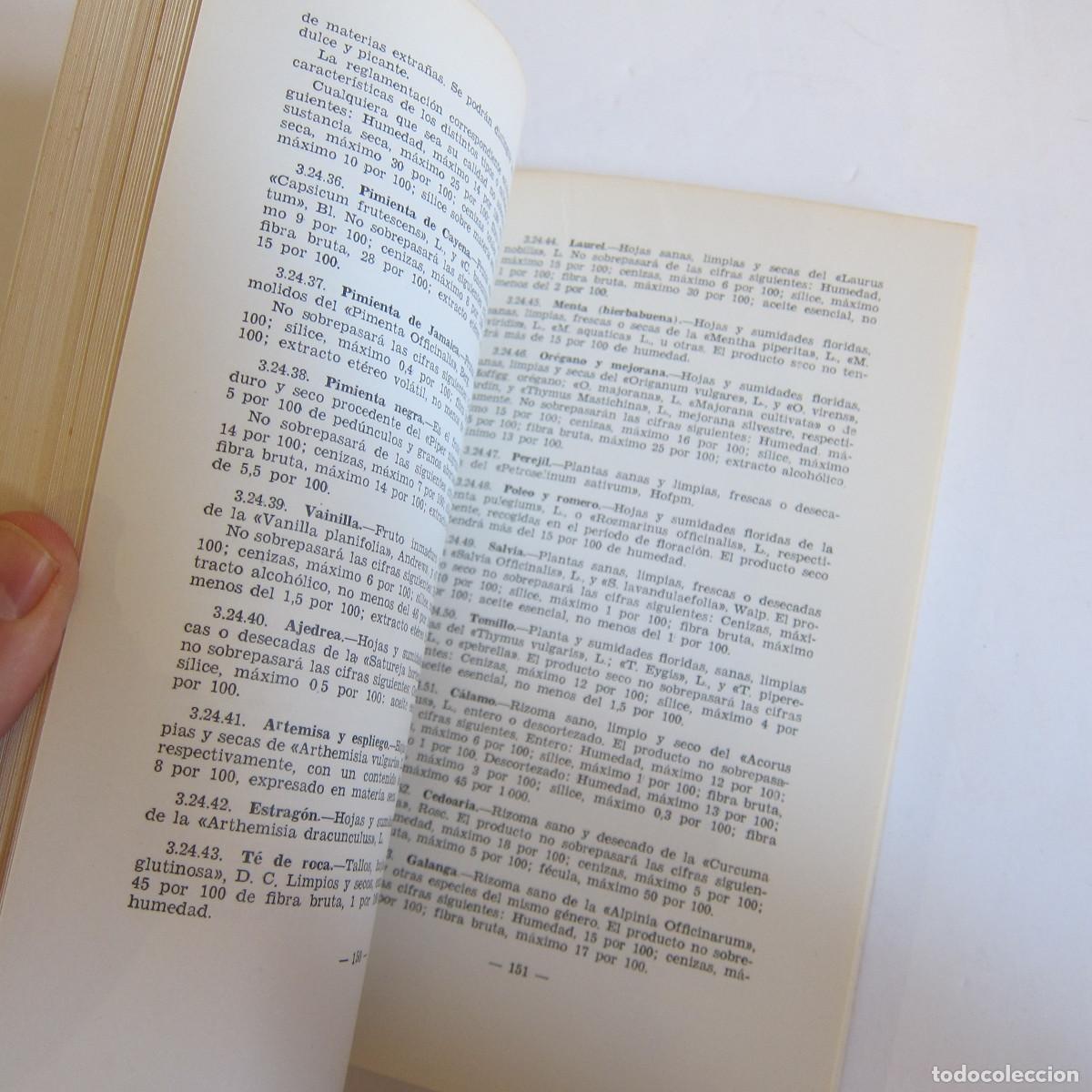 Libros de segunda mano: C&Oacute;DIGO ALIMENTARIO ESPA&Ntilde;OL (BOE) 1967 MANUAL - Foto 4