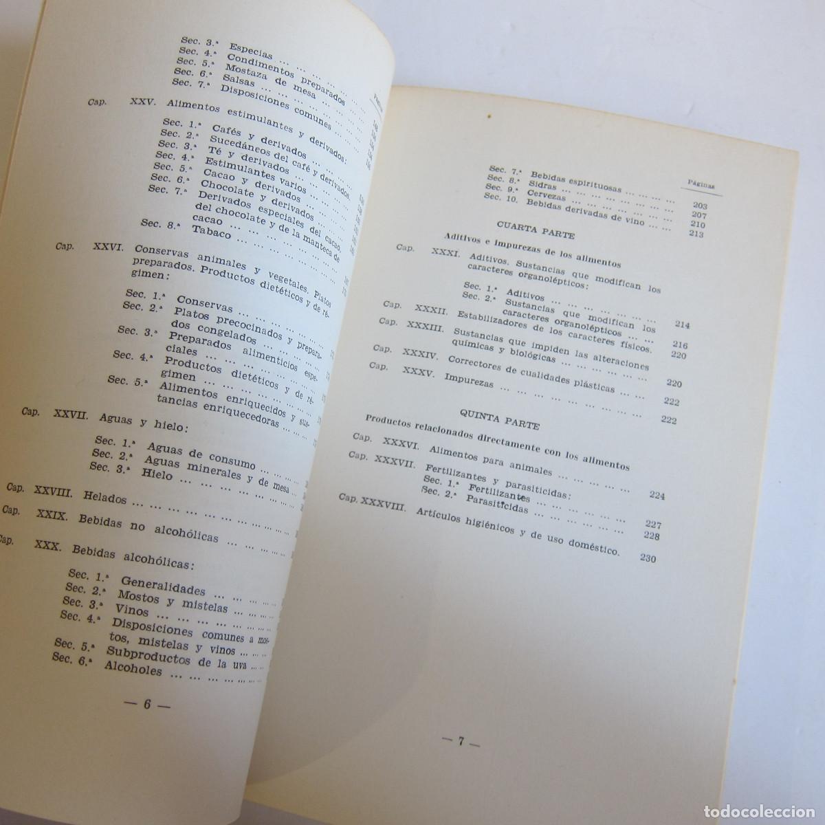 Libros de segunda mano: C&Oacute;DIGO ALIMENTARIO ESPA&Ntilde;OL (BOE) 1967 MANUAL - Foto 6