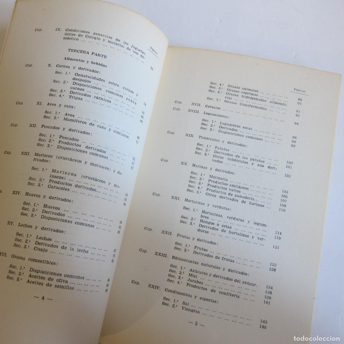 Libros de segunda mano: C&Oacute;DIGO ALIMENTARIO ESPA&Ntilde;OL (BOE) 1967 MANUAL - Foto 7