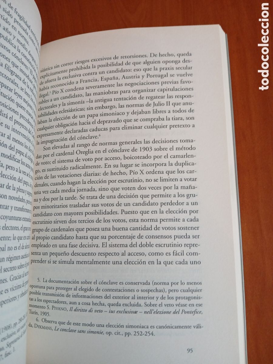 Libros de segunda mano: El C&oacute;nclave. Alberto Melloni. - Foto 10