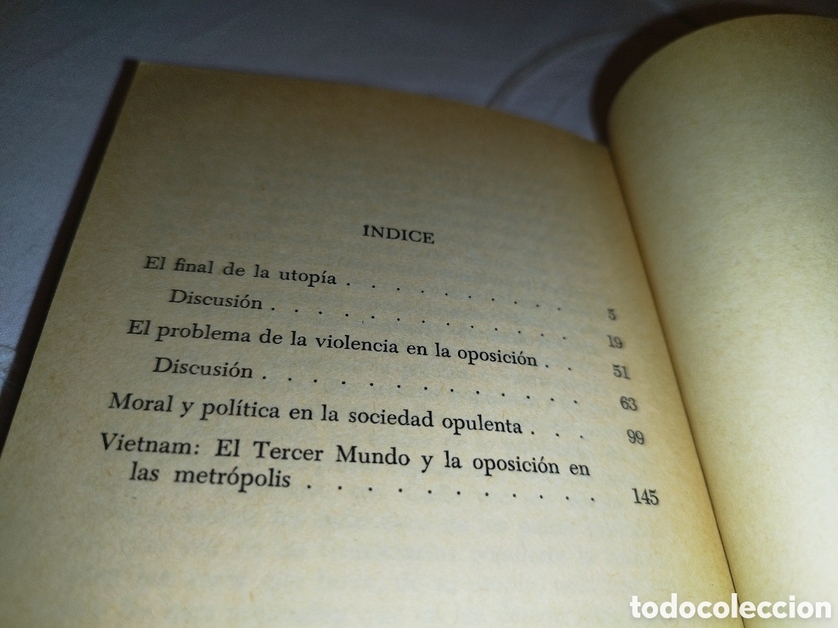 Libros de segunda mano: MARCUSE: EL FINAL DE LA UTOPIA. ED. ARIEL, 1981. - Foto 5