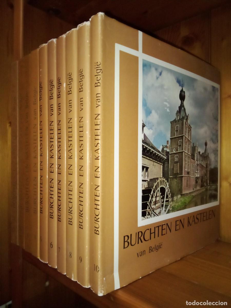Libros de segunda mano: BURCHTEN EN KASTELEN VAN BELGIE, CASTILLOS DE BELGICA, COLECCION COMPLETA, 10 TOMOS