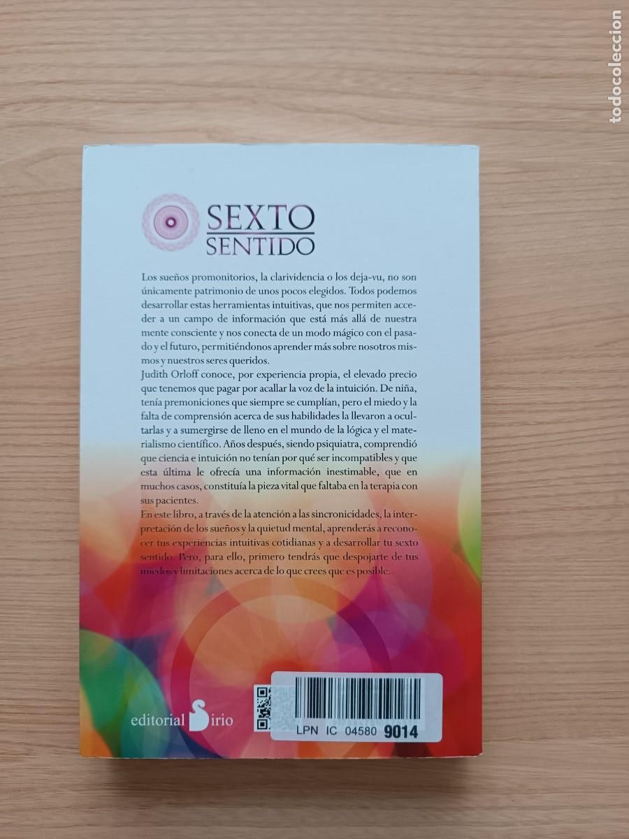 Libros de segunda mano: Sexto sentido - Dra. Judith Orloff. Sirio - Foto 2
