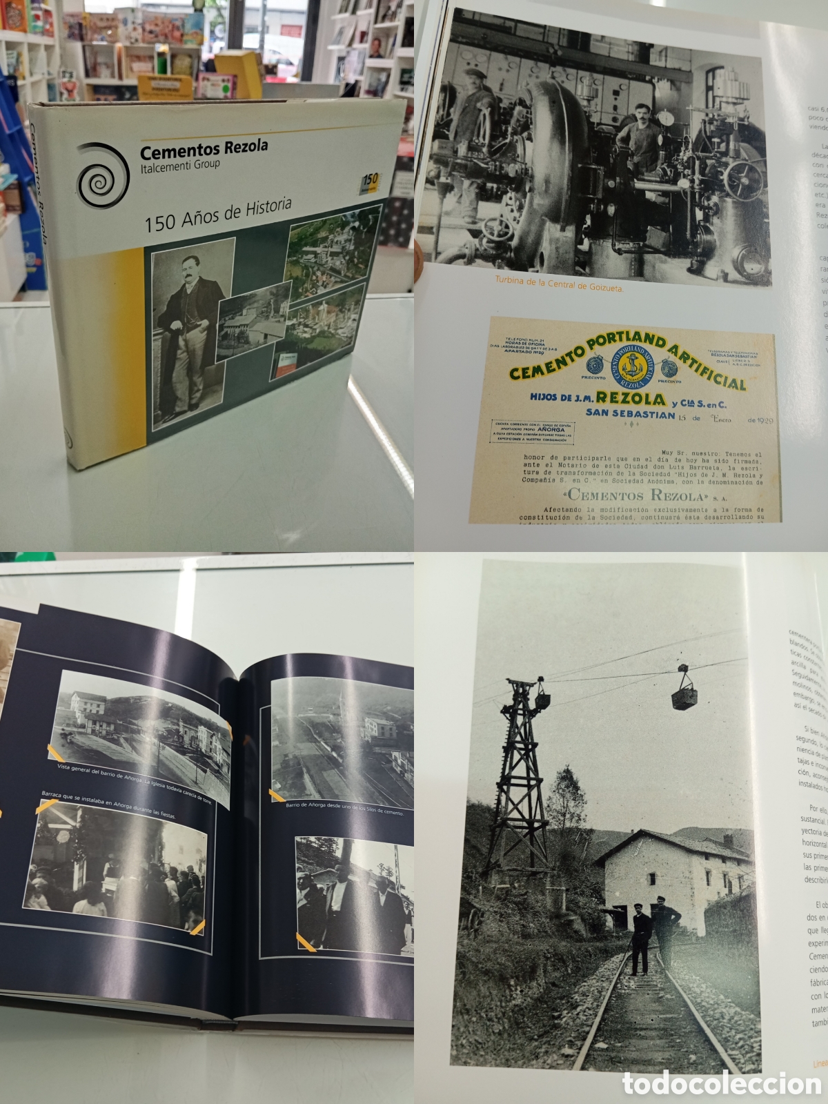 Libros de segunda mano: Cementos Rezola. 150 A&ntilde;os de Historia. VV. AA PAIS VASCO MINERIA CONSTRUCCION A&Ntilde;ORGA ARRIGORRIAGA