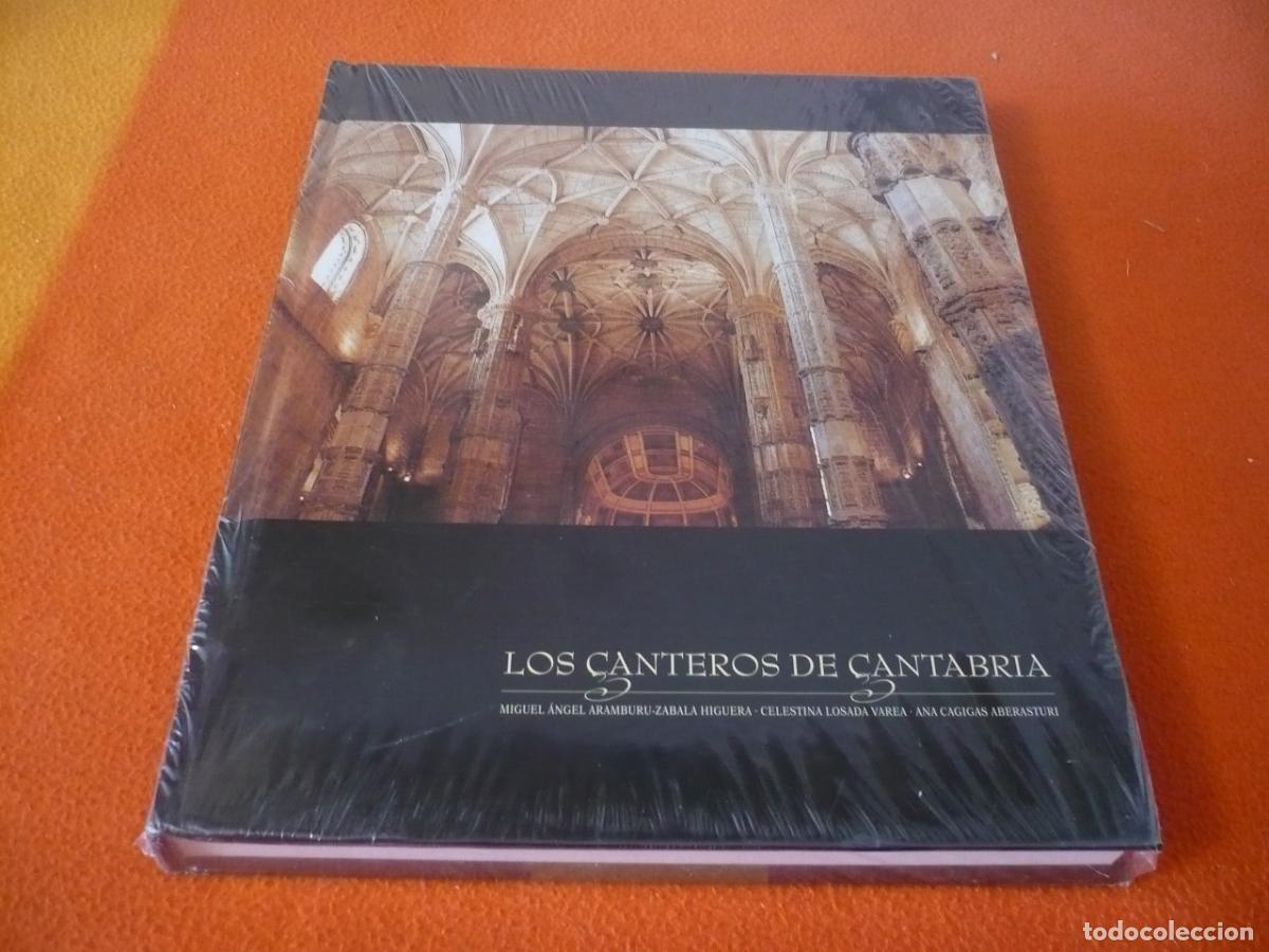 Libros de segunda mano: LOS CANTEROS DE CANTABRIA ( ARAMBURU LOSADA CAGIGAS ) HISTORIA PIEDRA IGLESIA ARQUITECTURA TECNICAS