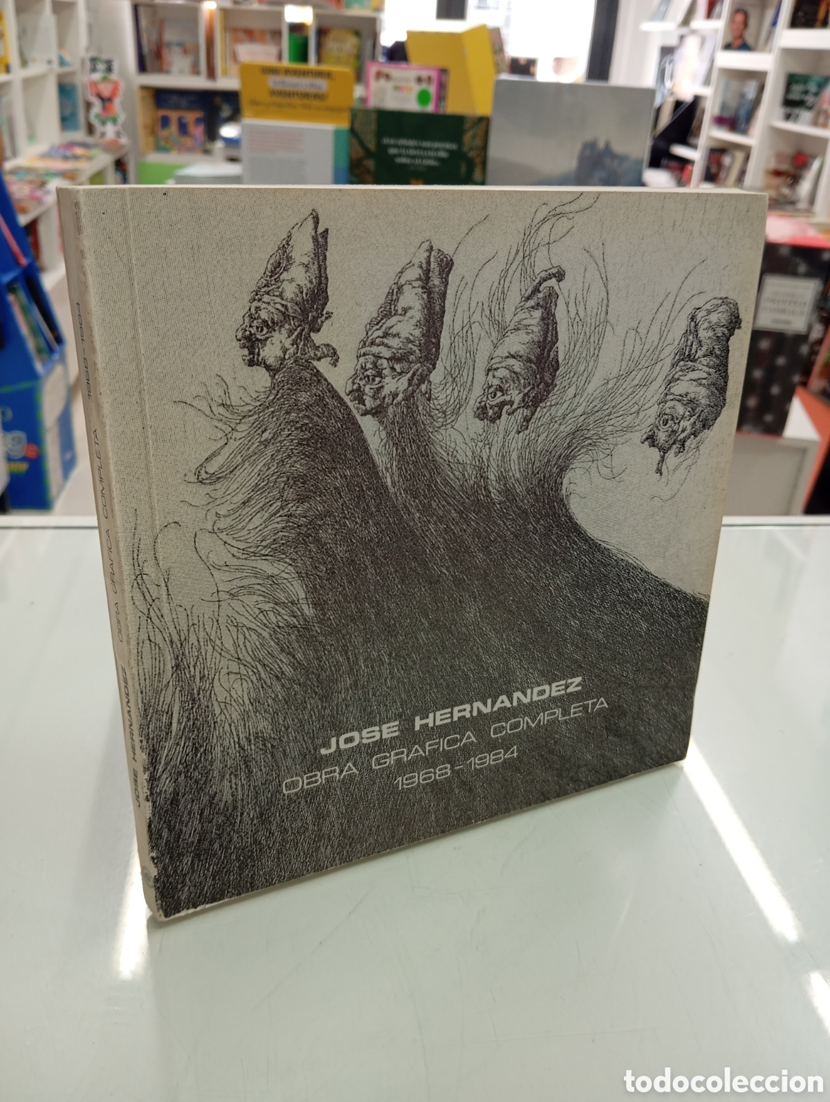 Libros de segunda mano: JOS&Eacute; HERN&Aacute;NDEZ OBRA GR&Aacute;FICA COMPLETA 1968-1984 MUSEO DE BELLAS ARTES DE BILBAO 1985 RARO TANGER