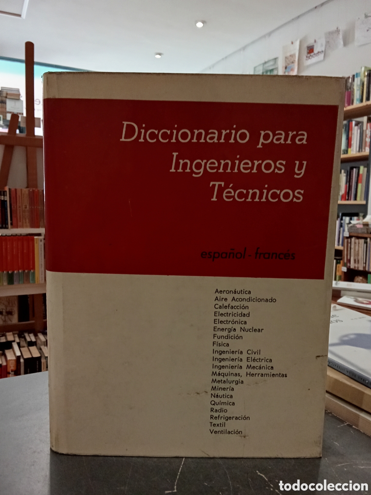 Libros de segunda mano: Diccionario para ingenieros y t&eacute;cnicos Espa&ntilde;ol-Frances - Editorial Carcamo Hermanos