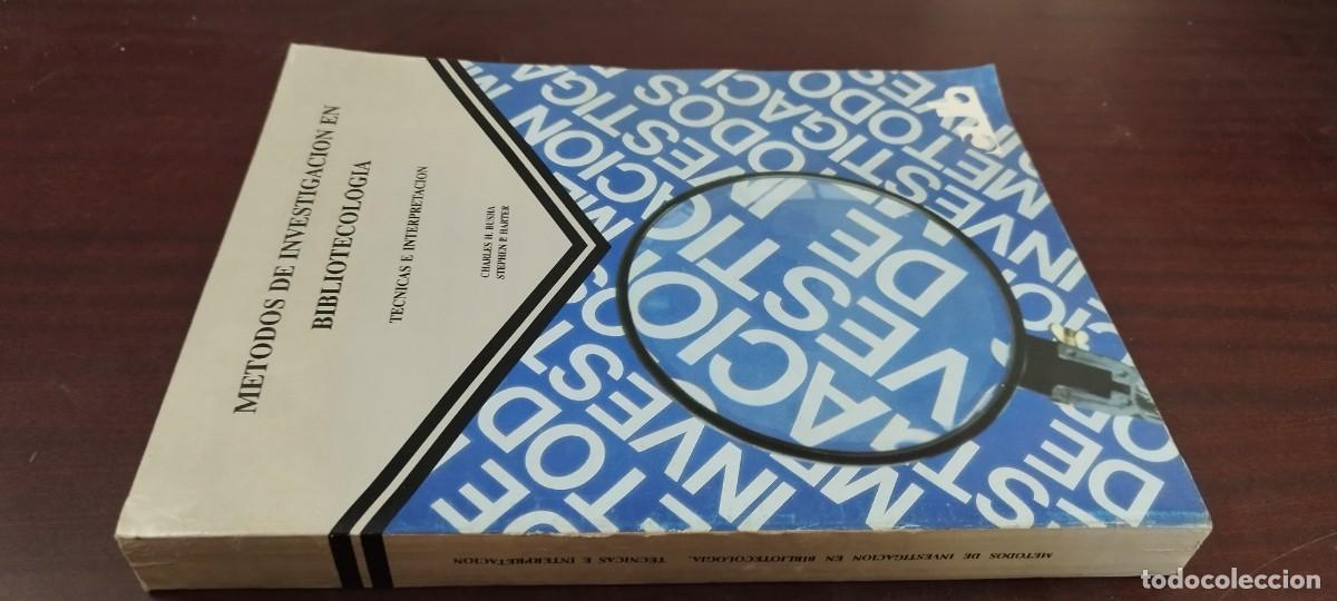 Libros de segunda mano: METODOS DE INVESTIGACION BIBLIOTECOLOGIA / BUSHA-HARTER / PU-B&Ntilde;-3 / TECNICAS DE INTERPRETACION