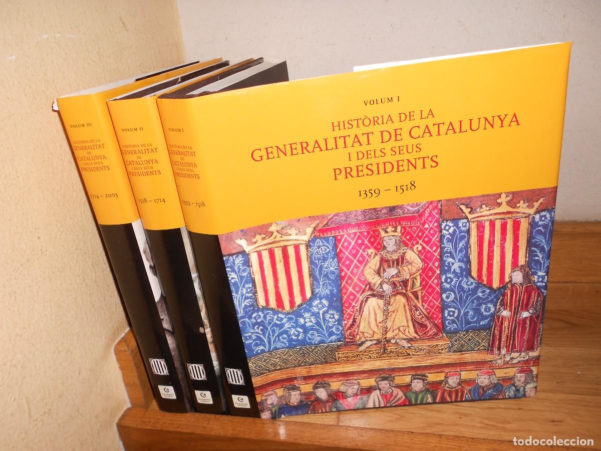 Libros de segunda mano: HISTORIA de la GENERALITAT i dels seus PRESIDENTS 3 volums - OBRA COMPLETA - 1&euro;y+
