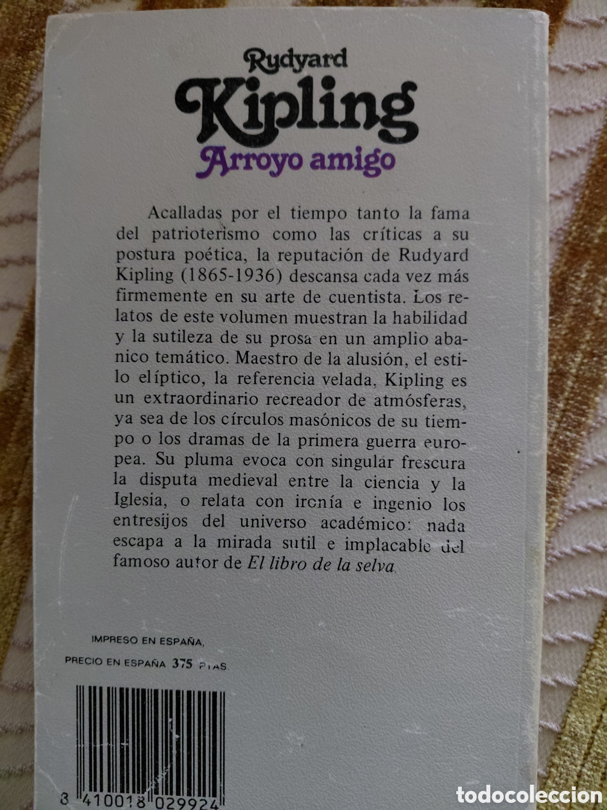 Libros de segunda mano: Arroyo amigo, Rudyard Kipling, Bruguera - Foto 3