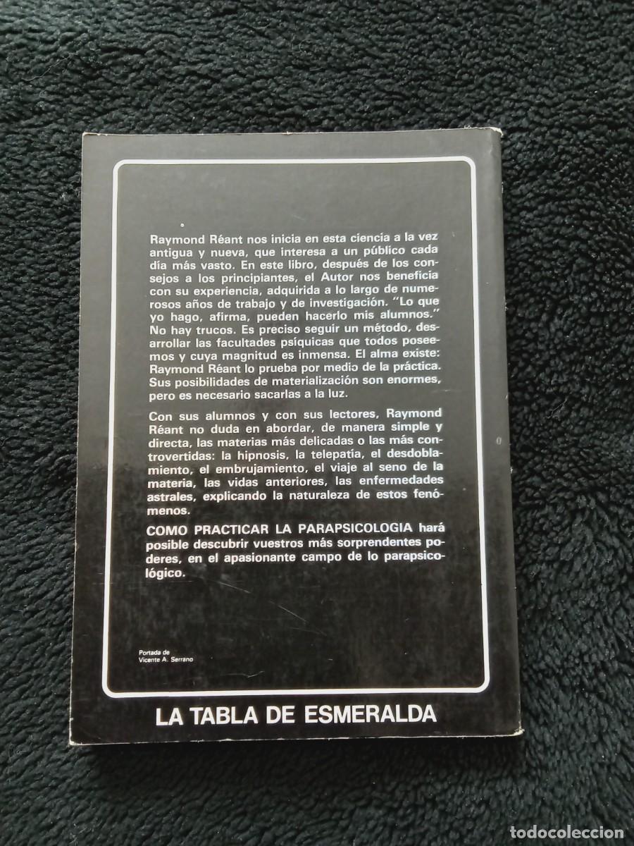 Libros de segunda mano: C&Oacute;MO PRACTICAR LA PSICOLOG&Iacute;A. LA TABLA ESMERALDA. RAYMOND R&Eacute;ANT. EDAF, 1988 - Foto 2