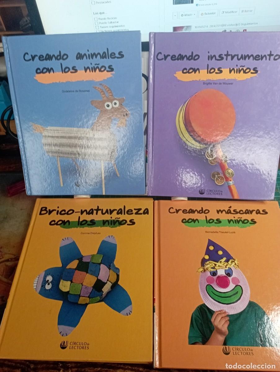Libros de segunda mano: 175- Lote 4 Libros Manualidades Infantiles - C&iacute;rculo de Lectores (Tapa Dura)