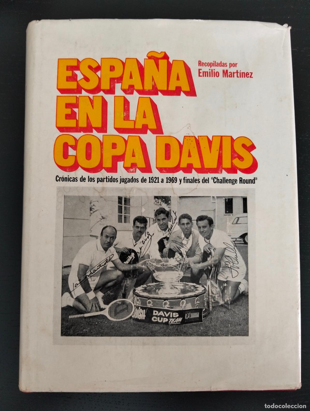 Libros de segunda mano: Tenis. Deportes. Espa&ntilde;a en la Copa Davis, Emilia Martinez, Barcelona, 1970 VISITA MI CATALOGO L54