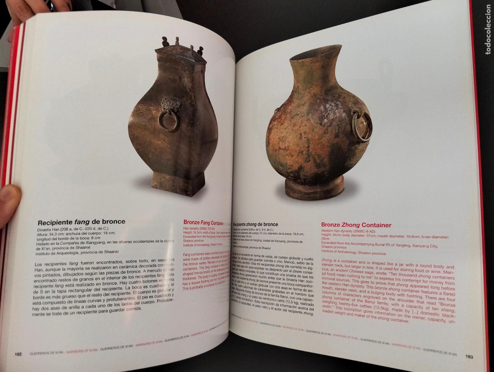 Libros de segunda mano: Raro. Guerreros de Xi'an, Bilingue, Tesoros dinatias Qin y Han, Lunwerg, 2004. VISITA CATALOGO L54