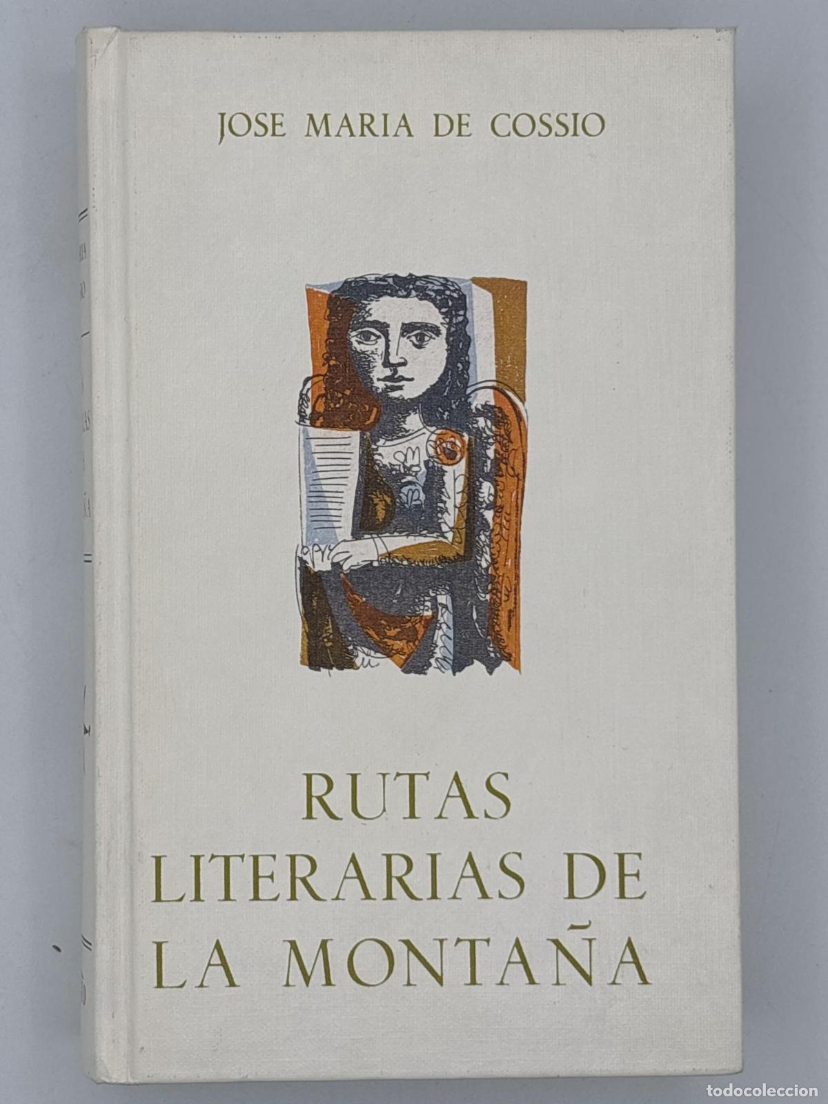 Livros em segunda m&atilde;o: Rutas literarias de la monta&ntilde;a - Coss&iacute;o, Jos&eacute; Mar&iacute;a de