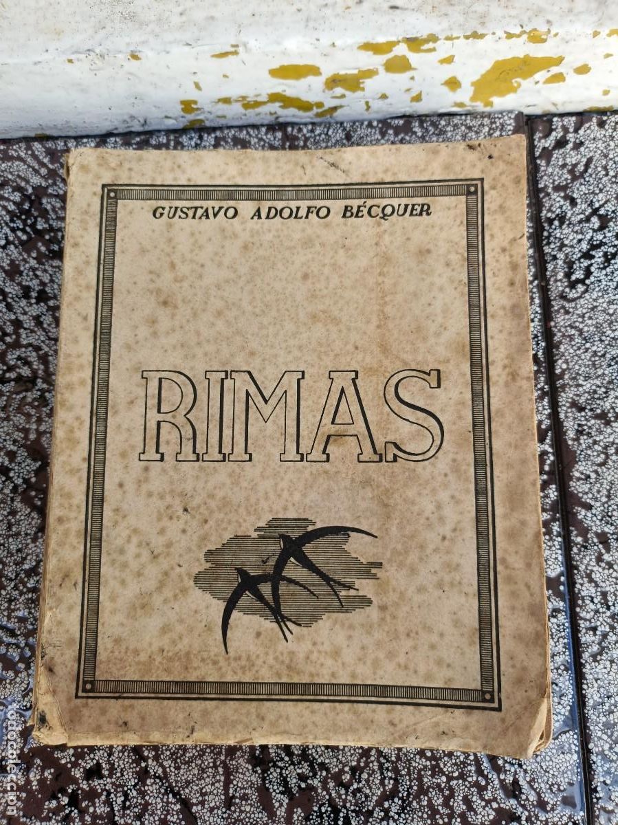 Libros de segunda mano: RIMAS POR GUSTAVO ADOLFO BECQUER, DIBUJOS DE EMILIO FERRER, 188 PAG, EDITOR AFRODISIO AGUADO