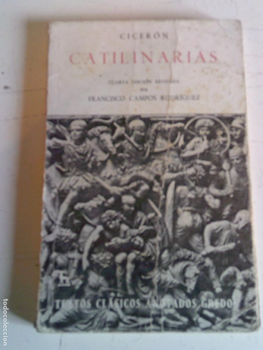 Libros de segunda mano: Catilinarias Cicer&oacute;n Editorial Gredos