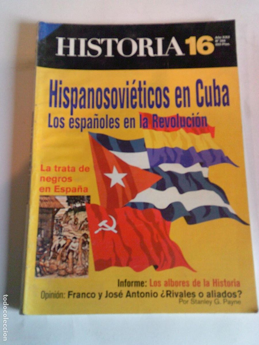 Libros de segunda mano: Historia 16 n&ordm; 266 Hispanosovi&eacute;ticos en Cuba