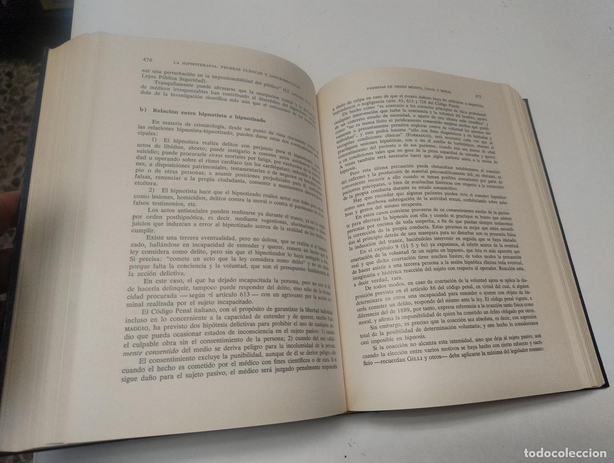 Libros de segunda mano: Tratado de hipnosis (Sofrolog&iacute;a) - Franco Granone - Foto 2