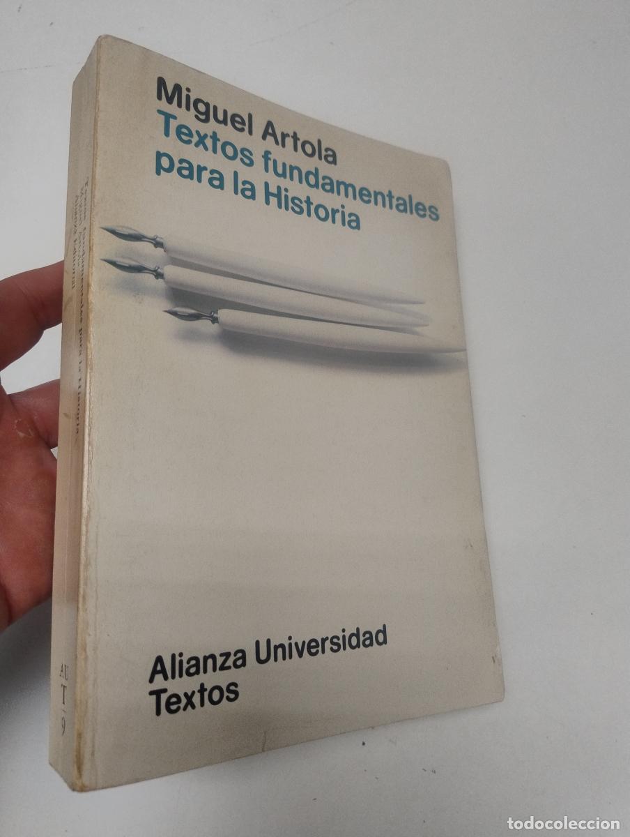 Libros de segunda mano: Textos fundamentales para la Historia - Artola, Miguel