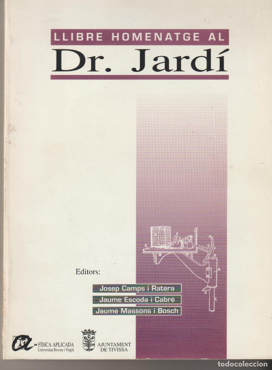 Libros de segunda mano: LLIBRE HOMENATGE AL DR. JARD&Iacute;.