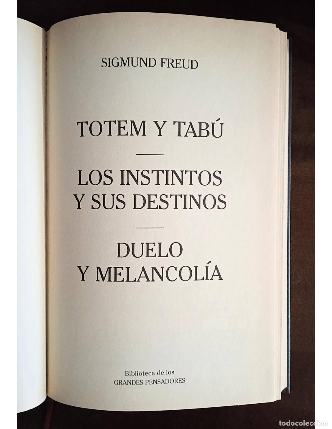 Libros de segunda mano: TOTEM Y TAB&Uacute;. FREUD, Sigmund. Editorial Gredos. 2002. - Foto 2