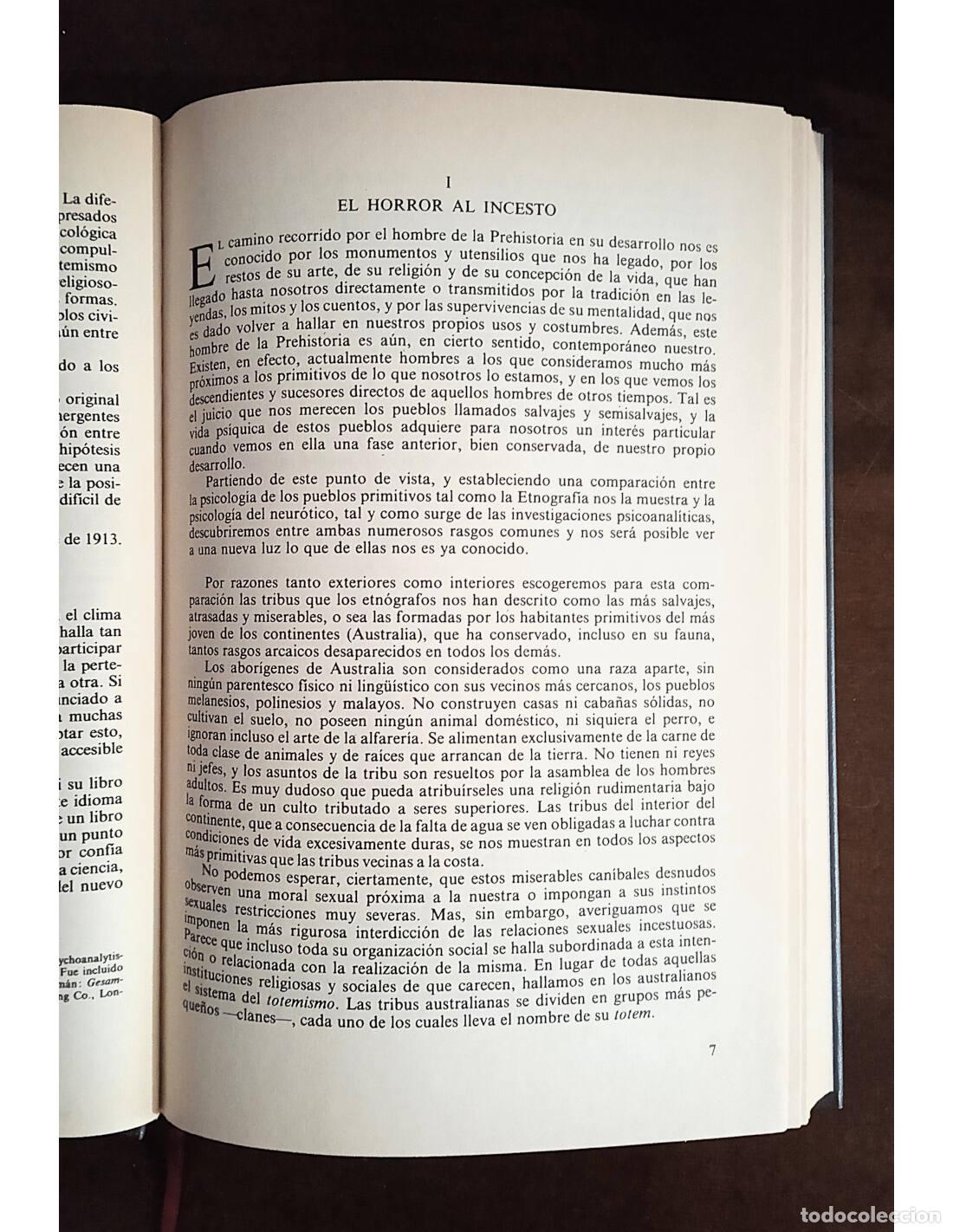 Libros de segunda mano: TOTEM Y TAB&Uacute;. FREUD, Sigmund. Editorial Gredos. 2002. - Foto 3
