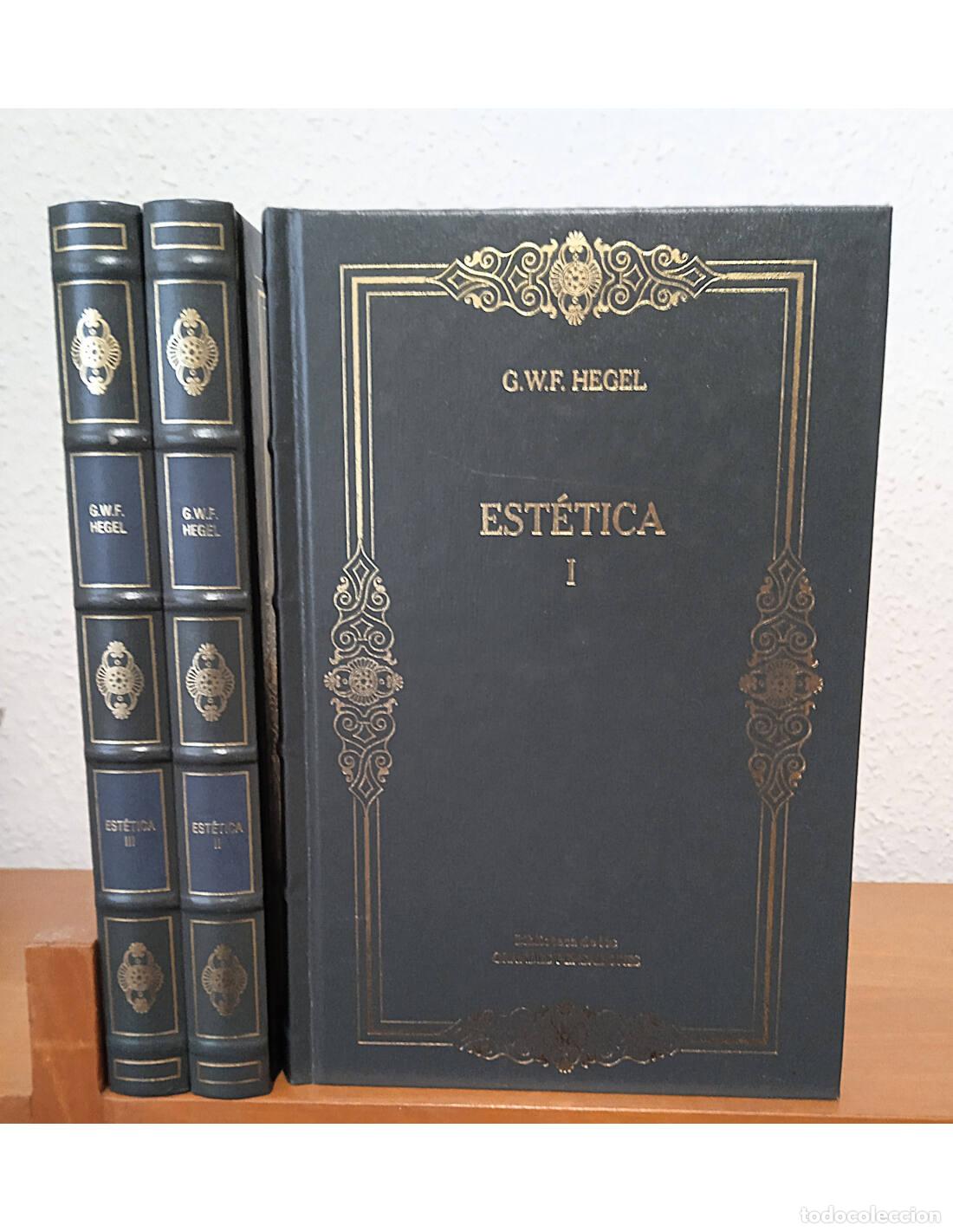 Libros de segunda mano: EST&Eacute;TICA. 3 TOMOS. HEGEL, G.W.F.. Editorial Gredos. 2002.