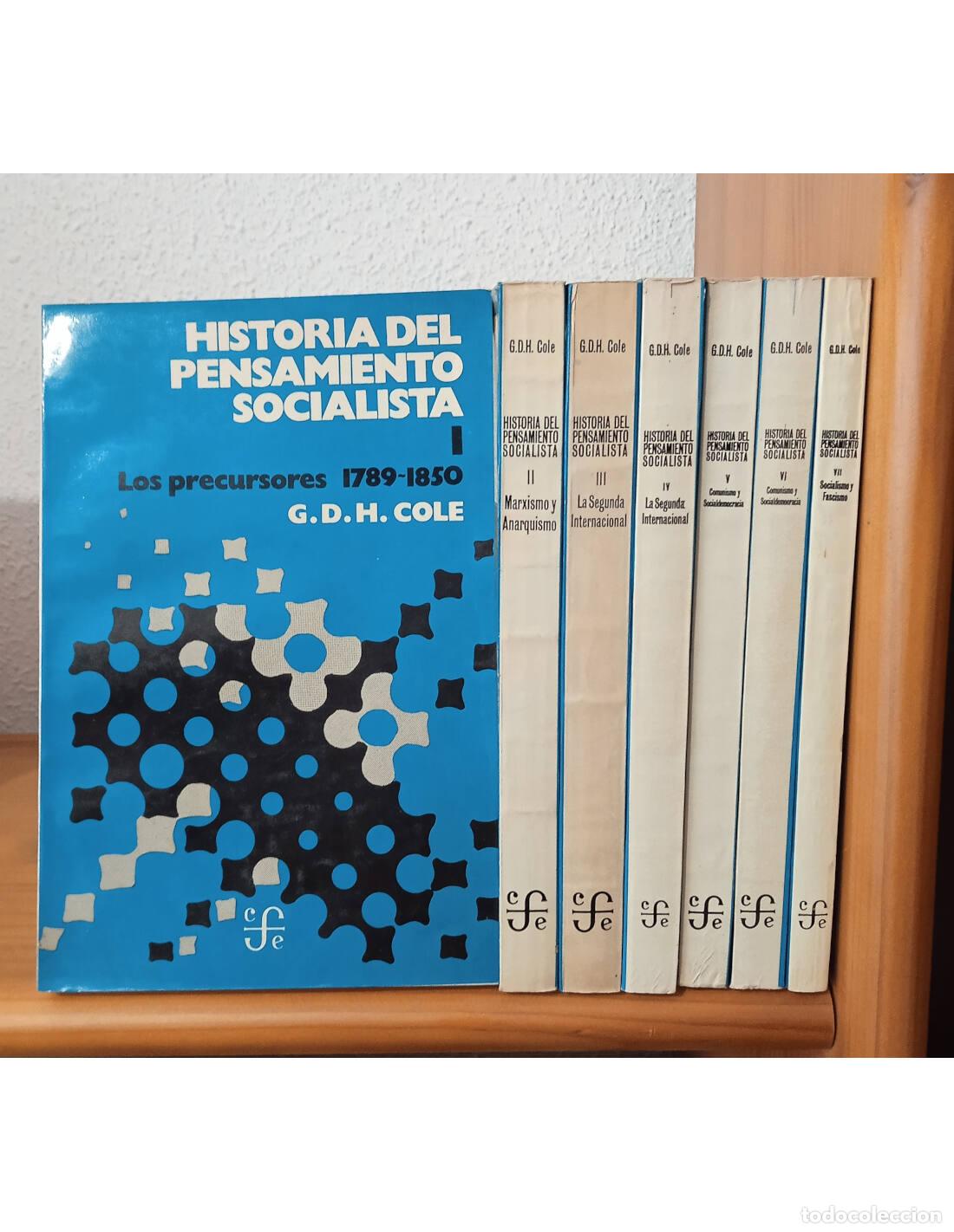 Libros de segunda mano: HISTORIA DEL PENSAMIENTO SOCIALISTA. 7 TOMOS. COLE, G.D.H.. Ediciones del Fondo de Cultura Econ&oacute;mica