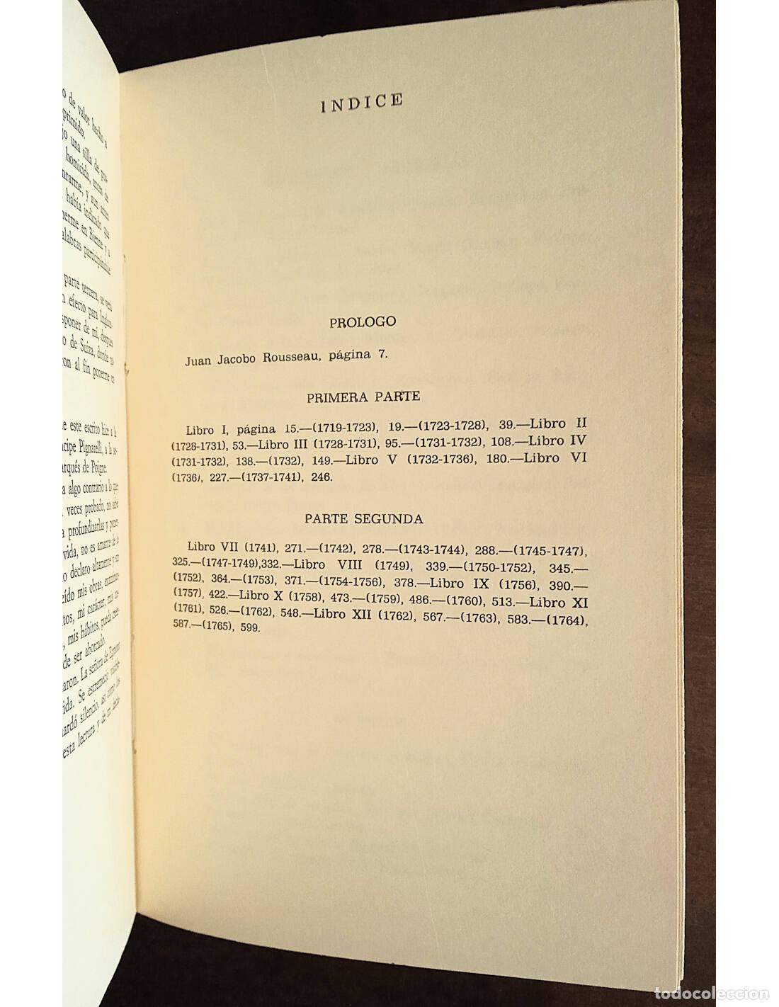 Libros de segunda mano: CONFESIONES. ROUSSEAU, Jean-Jacques. Ediciones Tebas. 1978. - Foto 4