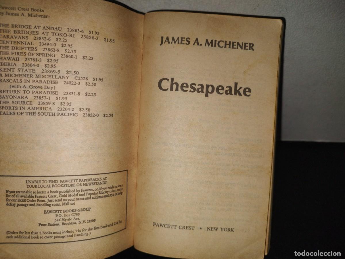Libros de segunda mano: 217- Chesapeake - James A. Michener - Foto 6