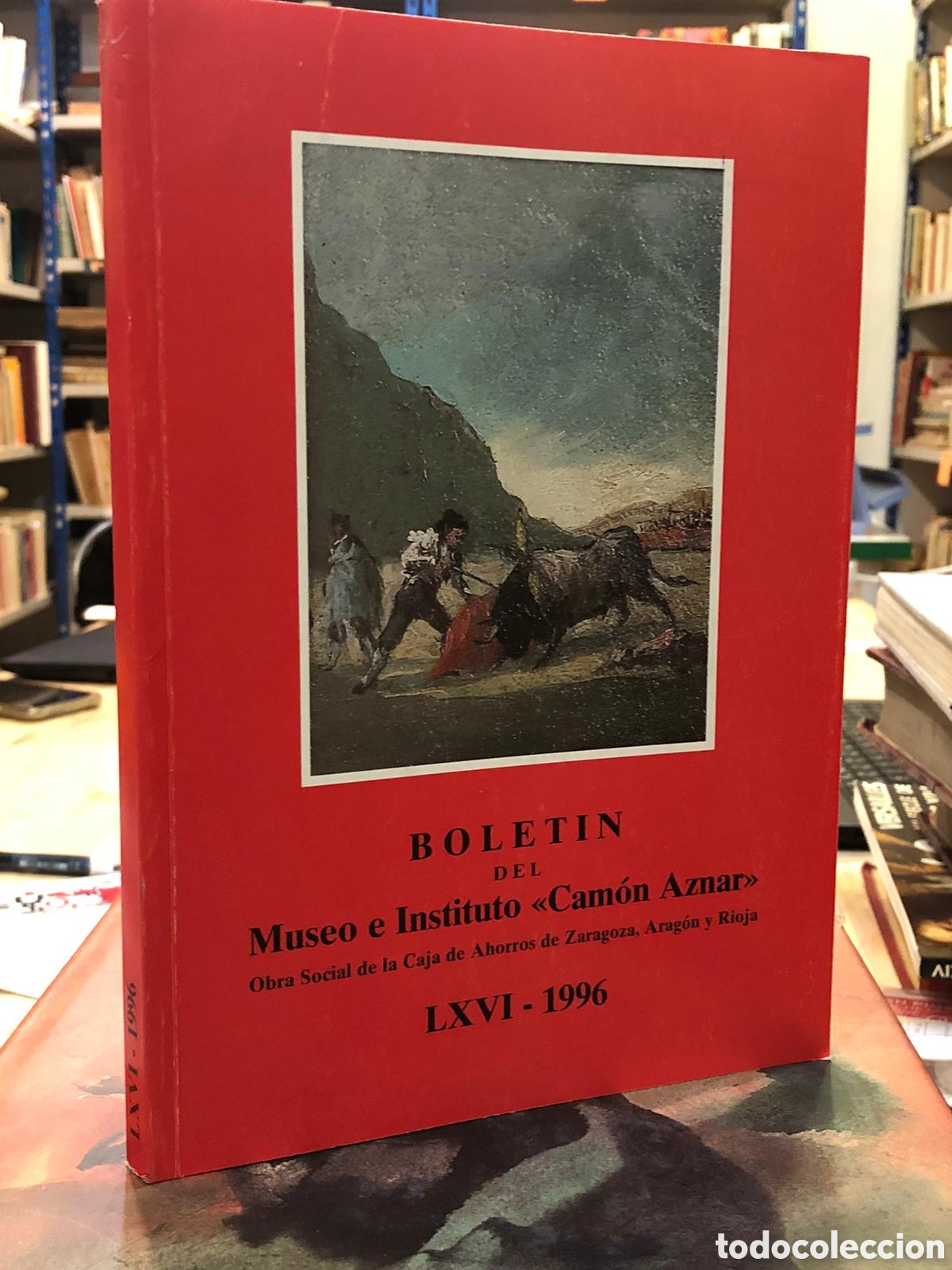 Libros de segunda mano: Bolet&iacute;n del Museo e Instituto &rdquo;Cam&oacute;n Aznar&rdquo;, LXVI-1996